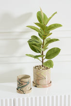 Load image into Gallery viewer, IP Melage Pot w/Saucer 5.5"