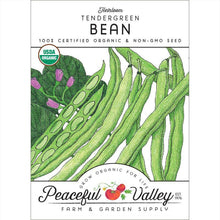 Load image into Gallery viewer, Tendergreen Bush Bean Seeds (Organic)