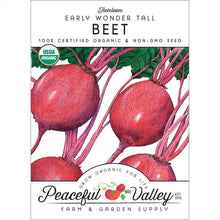 Load image into Gallery viewer, Early Wonder Tall Beet Seeds (Organic)