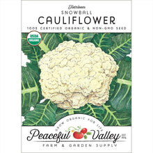 Load image into Gallery viewer, Snowball Cauliflower Seeds (Organic)