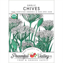 Load image into Gallery viewer, Garlic Chives Seeds (Organic)