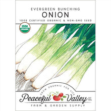 Load image into Gallery viewer, Evergreen Bunching Onion Seeds (Organic)