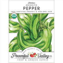 Load image into Gallery viewer, Shishito Pepper Seeds (Organic)