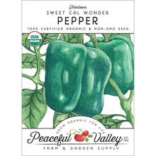Load image into Gallery viewer, Cal Wonder Sweet Pepper Seeds (Organic)