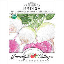 Load image into Gallery viewer, Watermelon Radish Seeds (Organic)