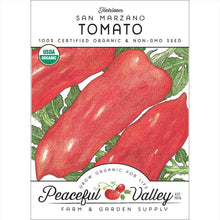 Load image into Gallery viewer, San Marzano Tomato Seeds (Organic)