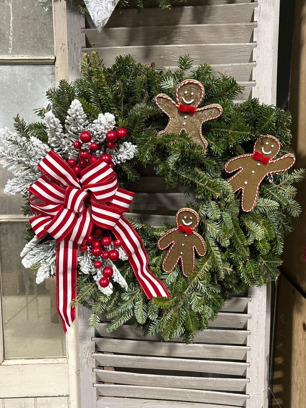 XMAS Custom Wreath- Gingerbread Men
