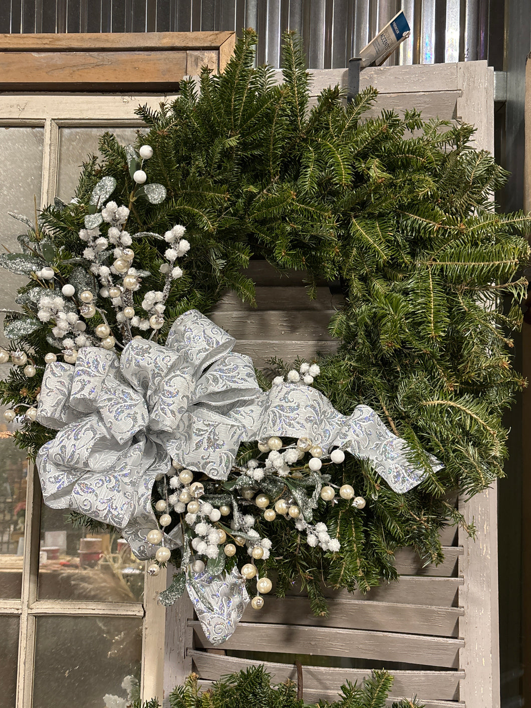 XMAS Custom Wreath- Snow 30”