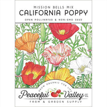Load image into Gallery viewer, Mission Bells California Poppy Flower Seeds

