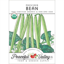 Load image into Gallery viewer, Provider Bush Bean Seeds (Organic)
