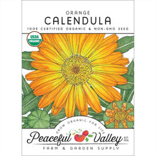 Load image into Gallery viewer, Orange Calendula Seeds (Organic)

