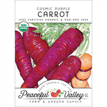 Load image into Gallery viewer, Cosmic Purple Carrot Seeds (Organic)
