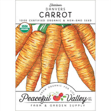 Load image into Gallery viewer, Danvers Carrot Seeds (Organic)
