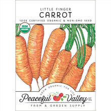 Load image into Gallery viewer, Little Finger Carrot Seeds (Organic)
