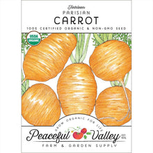 Load image into Gallery viewer, Parisian Carrot Seeds (Organic)
