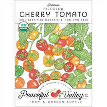 Load image into Gallery viewer, Bi-color Cherry Tomato Seeds (Organic)
