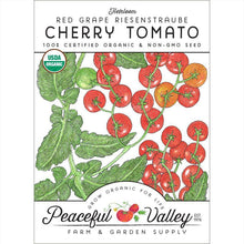 Load image into Gallery viewer, Red Grape Riesenstraube Cherry Tomato Seeds (Organic)

