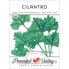 Load image into Gallery viewer, Cilantro Seeds (Organic)
