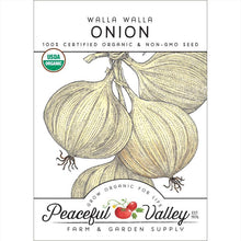 Load image into Gallery viewer, Walla Walla Onion Seeds (Organic)
