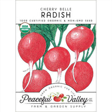 Load image into Gallery viewer, Cherry Belle Radish Seeds (Organic)

