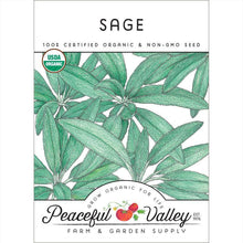 Load image into Gallery viewer, Sage Seeds (Organic)
