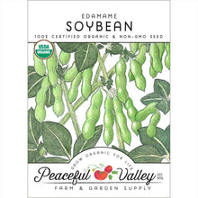 Load image into Gallery viewer, Edamame Soybean Seeds (Organic)
