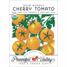 Load image into Gallery viewer, Gold Nugget Tomato Seeds (Organic)
