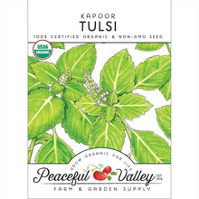 Load image into Gallery viewer, Kapoor Tulsi Seeds (Organic)
