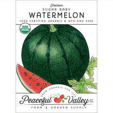 Load image into Gallery viewer, Sugar Baby Watermelon Seeds (Organic)
