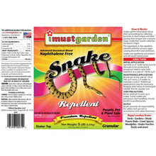 Load image into Gallery viewer, I Must Garden® Snake Granular Repellent - 5lbs
