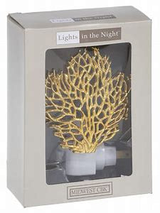 Golden Coral Night Light
