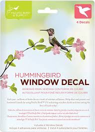Window Decal Hummingbird