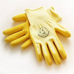 Med Yellow Latex Dipped Glove